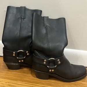 Frye Harness Biker Boots